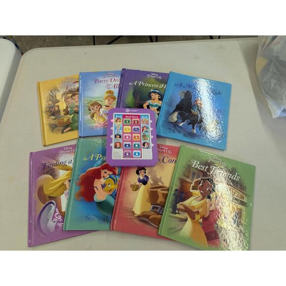 DISNEY PRINCESS ME READER - Electronic Story Reader with 8 Books, Hardcover - Picture 1 of 6